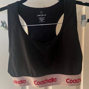 Coachella Racerback Sports Bra, Large